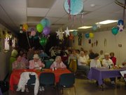 A potluck supper held by the Senior Services Center of Will County.
