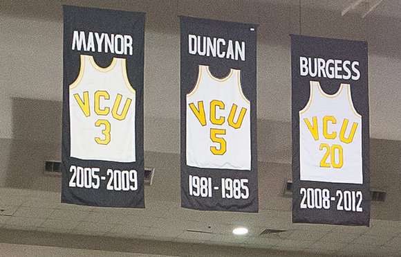 In its storied basketball history, Virginia Commonwealth University has retired the numbers of five players. Their jerseys now hang from ...