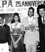 Rev. Dr. Webb Evans seen here at a United American Progress Association 25th anniversary celebration.