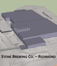 3D Rendering of Stone Brewing Co.  - Richmond Va.