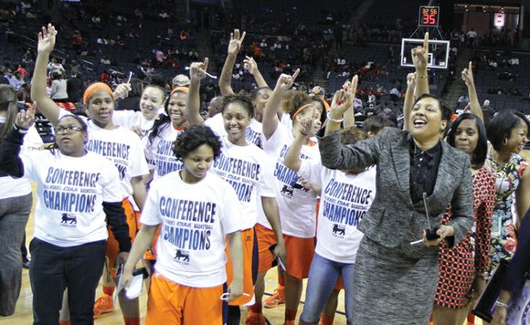 Virginia State University’s women’s basketball team picked the right time and right place for its best basketball of the season. ...