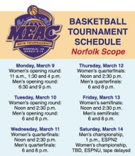 Basketball Tournament Schedule