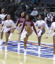 Virginia Union University’s Rah Rahs put on a show.