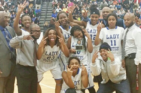 Seven was indeed a lucky number this winter for John Marshall High School girls’ basketball, and a most unlucky number ...