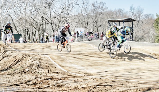 Racers in bicycle motocross, also known as BMX, furiously pedal on the BMX track at Gillies Creek Park in Fulton Bottom. They recently competed in the opening race of the season that stretches into November. More than 60 BMX racers from age 2 (push bikes) and up compete at the track about 1:30 p.m. most Sundays. Registration and practices start at noon. The 1,050-foot track opened in 1998 and is designed in the form of the cursive letter M, with three asphalt turns, four dirt straightaways and a variety of jumps. Details: www.richmondbmx.com.