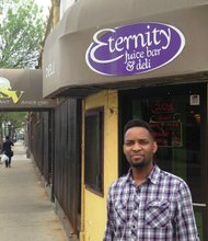 R.L. Brown, owner, Original Soul Vegetarian (OSV), 203 E. 75th St.,is encouraging Chatham residents to support local eateries for Mother's Day to help  the community’s economy.