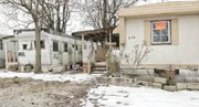 Abandoned trailers at Rudd’s Trailer Park on Jefferson Davis Highway on South Side present an inviting target for vandals
