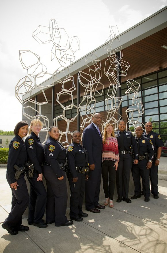 On Tuesday, May 5, civic leaders and community members celebrated Houston artist Tara Conley’s permanent installation of 35 sculptures at ... On Tuesday, May 5, civic leaders and community members celebrated Houston artist Tara Conley’s permanent installation of 35 sculptures at ...