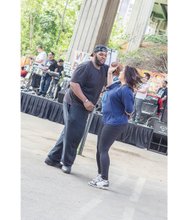 ¿Qué Pasa?

Reggie Bates and Maria Gavilan show off their dance moves. They were enjoying the annual spring party known as the ¿Qué Pasa? Festival, sponsored by the Virginia Hispanic Chamber of Commerce. The lively showcase of food, music and art was held last Saturday along the Canal Walk in Downtown.