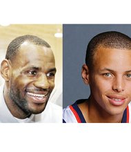 LeBron James, Stephen Curry