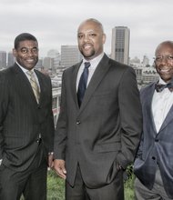 From left, Robert L. Dortch Jr., Reginald E. Gordon and Damon S. Jiggetts are the founders of the Ujima Legacy Fund. Their goal: To boost the impact of successful African-American men on Richmond philanthropy. Their current focus benefits nonprofits that seek to increase success options for inner-city children.  
