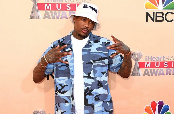 yg wearing nike cortez