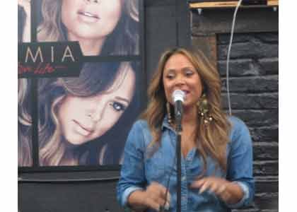 On Thursday, June 11, 2015, the lovely and talented Tamia made a stop in Baltimore to perform a short acoustic ... On Thursday, June 11, 2015, the lovely and talented Tamia made a stop in Baltimore to perform a short acoustic ...