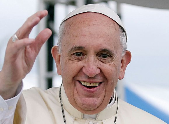 People who manufacture weapons or invest in weapons industries are hypocrites if they call themselves Christians, Pope Francis said earlier ...