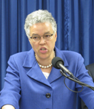 Cook County Board President, Toni Preckwinkle