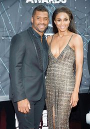 Hip-hop artist Ciara and her boyfriend, Seattle Seahawks quarterback Russell Wilson of Richmond, made their red carpet debut at the BET Awards, wearing coordinated ensembles. During the ceremony, Ciara joined Jason Derulo and Tinashe in a tribute to Janet Jackson.