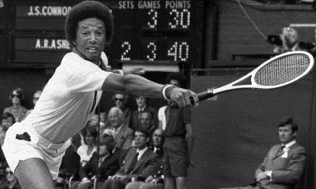 Arthur Ashe became the first African-American player to win at Wimbledon when he defeated his rival Jimmy Connors.