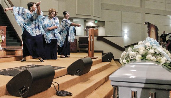 The Ingramettes delivered a powerful farewell to Mother Maggie Ingram at her homegoing service Thursday, July 2, at Saint Paul’s ...