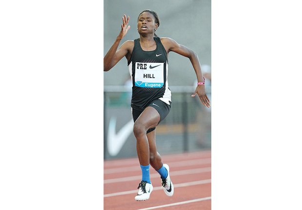 Candace Hill has grabbed world attention with her breathtaking speed.
The 16-year-old Georgian set the world youth record (age 17 and under) for the 100-meter dash last month with a historic 10.98 seconds.