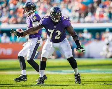 The Baltimore Ravens were able to run the ball very consistently last season thanks to the offensive line. The Baltimore Ravens were able to run the ball very consistently last season thanks to the offensive line.