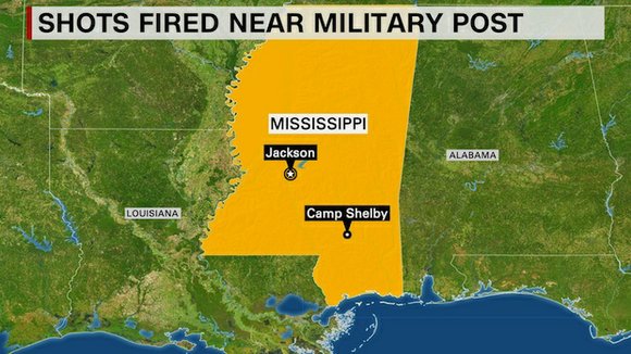 Mississippi authorities have arrested a man in connection with recent reported gunfire near the Camp Shelby military post -- though ... Mississippi authorities have arrested a man in connection with recent reported gunfire near the Camp Shelby military post -- though ...