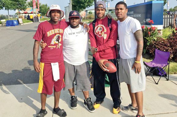 TreVon Cannon, Keshaun Smoot, Marquis Richardson and Daryl Johnson hold a unique record in Washington football training camp lore. The ...