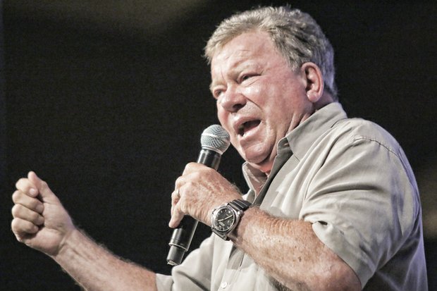 Comic Con in Richmond is out of this world- Star Trek icon William Shatner, aka Capt. James T. Kirk. Joining in the fun.