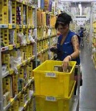 The bulk of the employees will be filling sales for goods that Amazon customers purchase online.