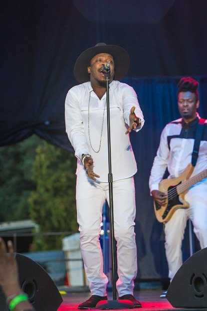 Richmond Jazz Festival brings the music to Maymont-Crooner Anthony Hamilton of Charlotte, N.C., delivers an impassioned performance