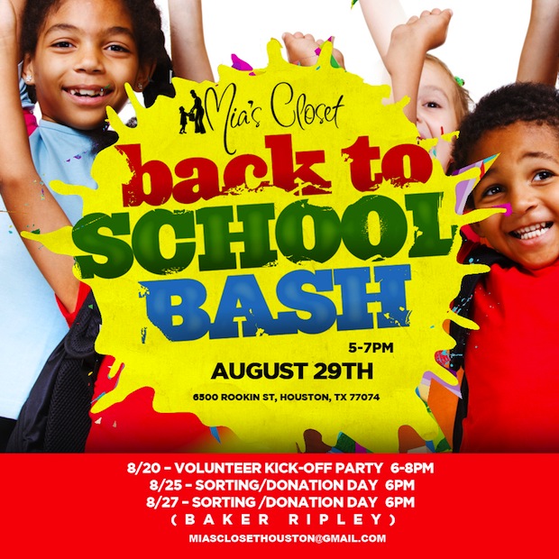 Mia S Closet Presents The Back 2 School Block Party At Baker Ripley Neighborhood Center Houston Style Magazine Urban Weekly Newspaper Publication Website