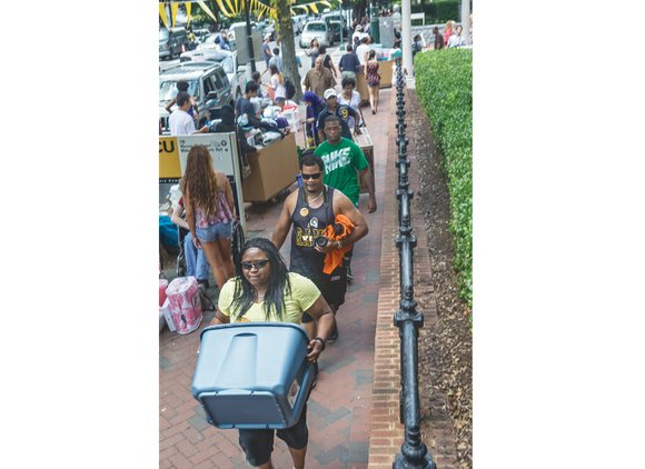 A record 4,050 freshmen started classes this week at Virginia Commonwealth University, with a remarkable 51 percent being African-American, Asian, ...