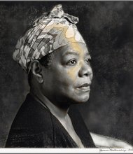 This 1993 silver print of Maya Angelou by Jeanne Moutoussamy-Ashe, widow of Richmond native and tennis great Arthur Ashe, is expected to generate between $1,000 to $1,500 at the Sept. 15 sale. 