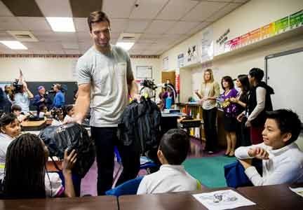 The Baltimore Ravens have a longstanding relationship with the community. It has become a tradition for the team to find ... The Baltimore Ravens have a longstanding relationship with the community. It has become a tradition for the team to find ...