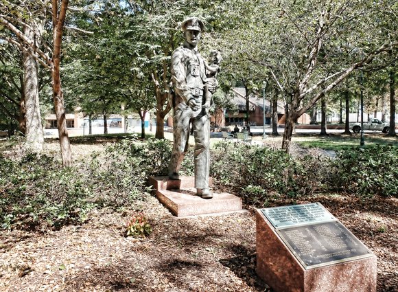 The votes are in: The public wants a 28-year-old tribute statue to fallen Richmond police officers moved to The Carillon ...