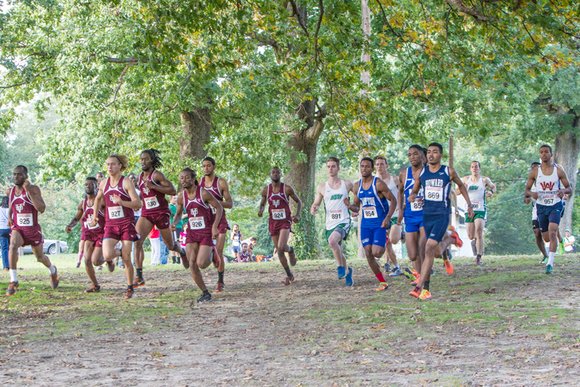 Virginia Union University’s Franck Charles remains undefeated this season after winning the Panther Classic cross-country meet last weekend at Richmond’s ...