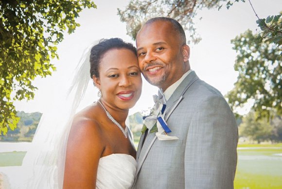 Geneva Harris of Richmond became the wife of Nelson Blackwell of Dinwiddie on Saturday, Sept. 19.