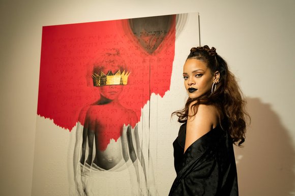 A man was arrested Tuesday at a New York City apartment building where Rihanna has a penthouse.