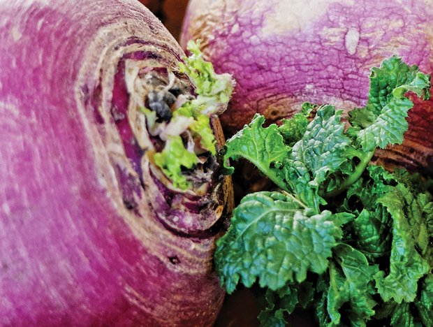 Fresh turnips for the holiday at 17th Street Farmers’ Market