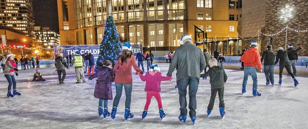 
Holiday activities, such as ice skating at the RVA On Ice rink in Downtown, are enjoyed by Richmonders, visitors and people throughout the area. The holiday spirit and fun continue Thursday, Dec. 3, with the state’s official tree lighting ceremony and Executive Mansion open house, the Grand Illumination at the James Center on Friday, Dec. 4, and the Dominion Christmas Parade along Broad Street on Saturday, Dec. 5.
