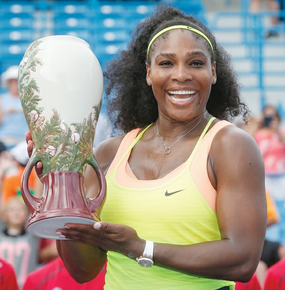 Serena Williams, who held all four of tennis’ grand slam titles for the second time in her career and won ...