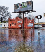 Flooded streets like this one on North Side have been commonplace in Richmond as a result of repeated December downpours. Location: Lombardy Street and Overbrook Road. This photograph was taken Thursday, Dec. 17, when an inch of rain fell. Nearly 4 inches of rain have fallen on the city since then. Through Wednesday, Richmond had recorded 5.87 inches of rain since Dec. 1. That is 2.7 inches above normal for the month. The arrival of January, though, will shut off the taps. Beginning with Friday, Jan. 1, the weather is forecast to be dry through Thursday, Jan. 7. High temperatures are forecast to be in the 40s and 50s, with lows in the 20s and 30s during the period.