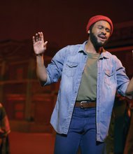 Jarran Muse portrays Marvin Gaye in the production.