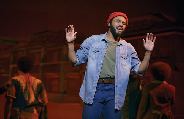 Jarran Muse portrays Marvin Gaye in the production.