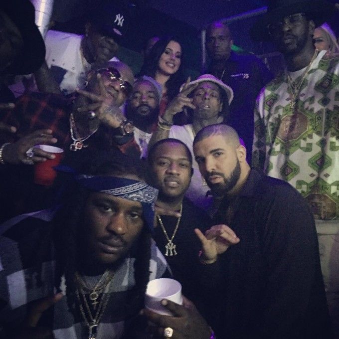 Lil Wayne & Birdman Spotted Together At Drake’s NYE Party Houston