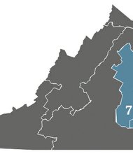 This map shows the new look of the five congressional districts whose boundaries have been altered by a three-judge panel.    