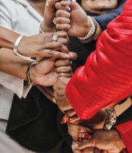 Let Freedom Ring! //  A group of women join togeather to ring the bell at First Baptist Church, one of the nation’s oldest African-American churches.
