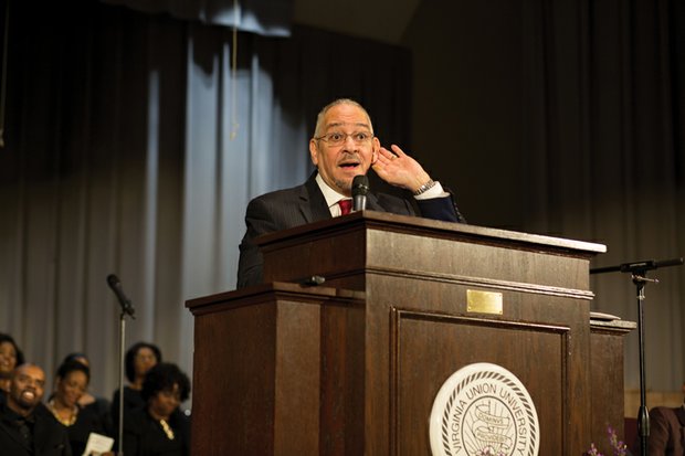 The Rev. Jeremiah Wright, former spiritual adviser to President Obama, praises Dr. Wyatt T. Walker’s efforts to keep faith traditions alive through his scholarship on African-American sacred songs.