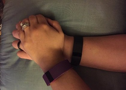 A New York husband was stumped as why his wife's Fitbit was acting funny. A New York husband was stumped as why his wife's Fitbit was acting funny.