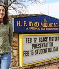 Hermitage High School senior Jordan Chapman is receiving growing support for her campaign to change the name of Harry F. Byrd Sr. Middle School in Henrico County.  