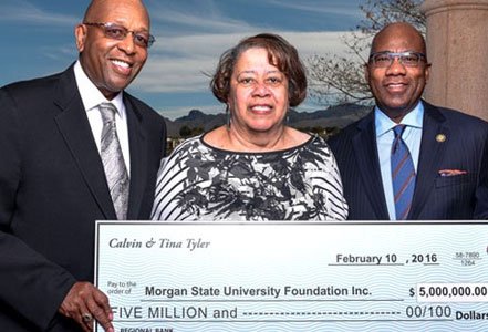 When he attended Morgan State University decades ago, circumstances were such that Calvin E. Tyler Jr. couldn’t afford to stay ... When he attended Morgan State University decades ago, circumstances were such that Calvin E. Tyler Jr. couldn’t afford to stay ...